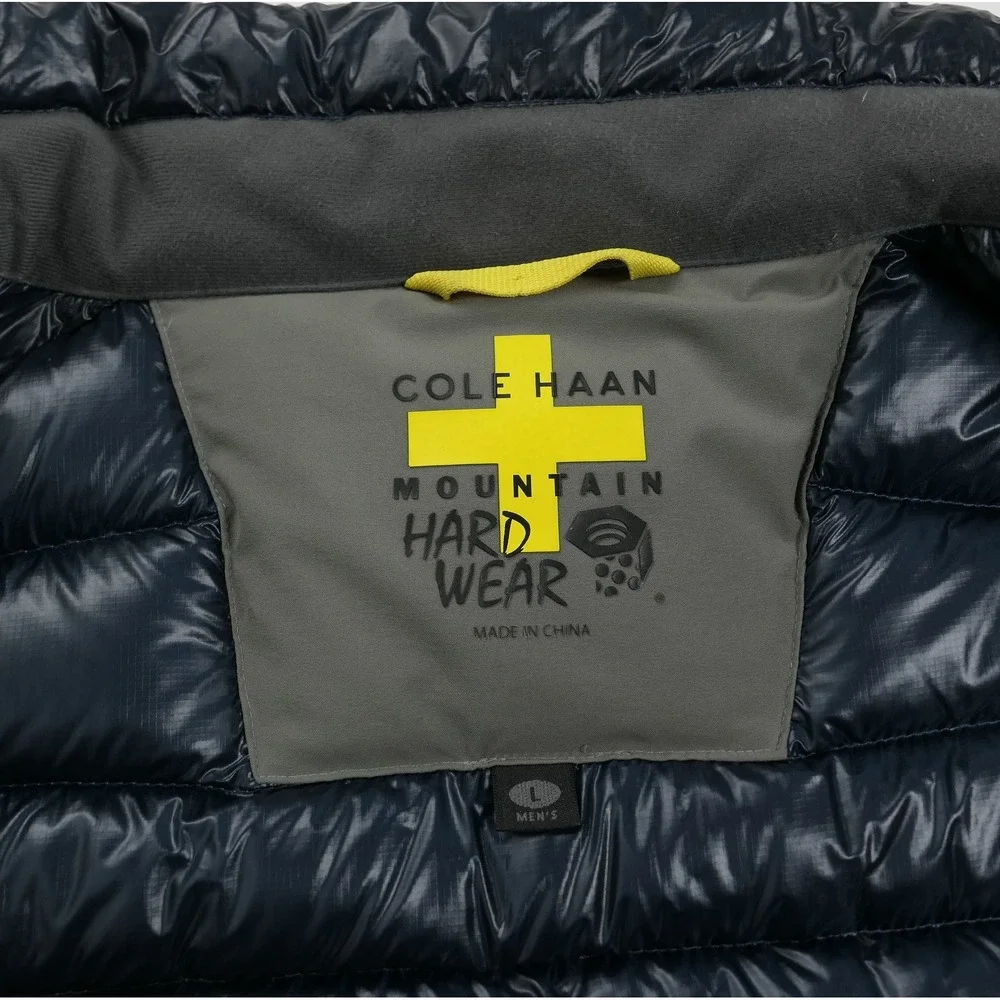 Cole Haan x Mountain Hardwear Zerogrand Down Jacket Mens Large Gray Puffer